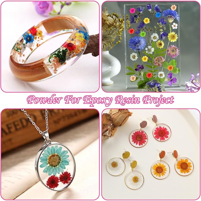 300 PCS Small Dried Flowers for Crafts - Image 2