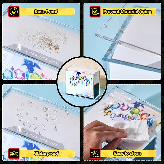 ETB Protector Case, 5mm ETB Acrylic Display Case, Dustproof and Waterproof - Image 5