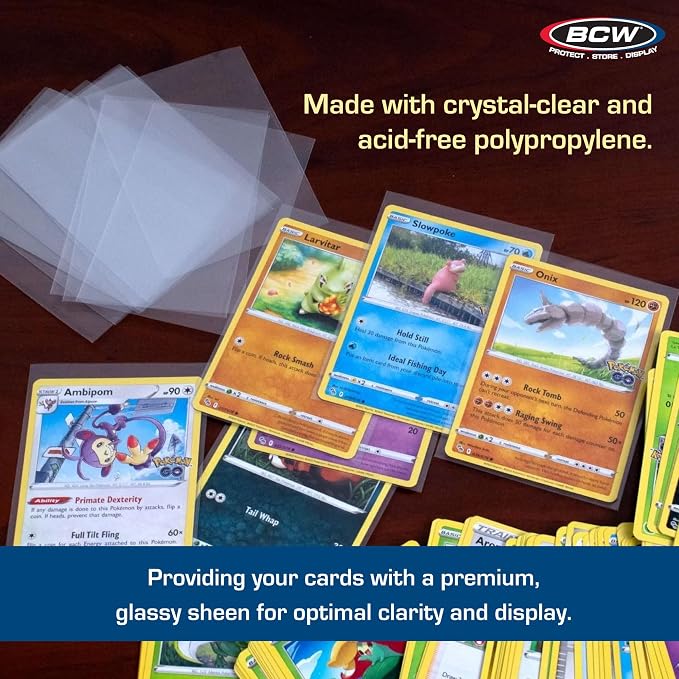 BCW Standard Penny Sleeves – 500 Count | 2-5/8" x 3-5/8" Crystal Clear - Image 5