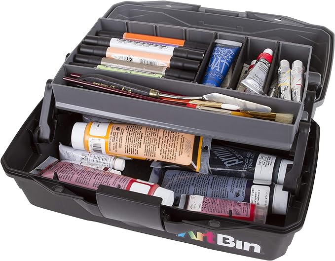 ArtBin 6891AG 1-Tray Art Supply Box, Portable Art & Craft Organizer by ArtBin
