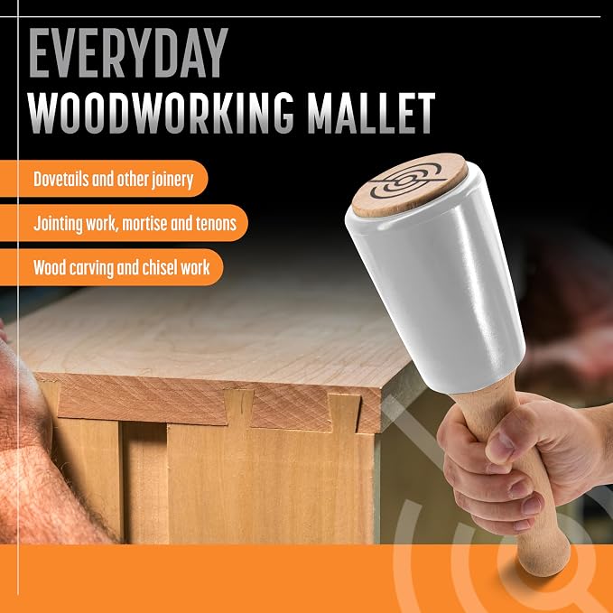 Precision Wood Carving Mallet 15oz - Image 4