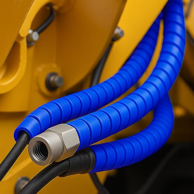 Electriduct 1/2 Inch Heavy Duty Spiral Wrap HDPE Flexible Plastic Cable Sleeve - Image 4