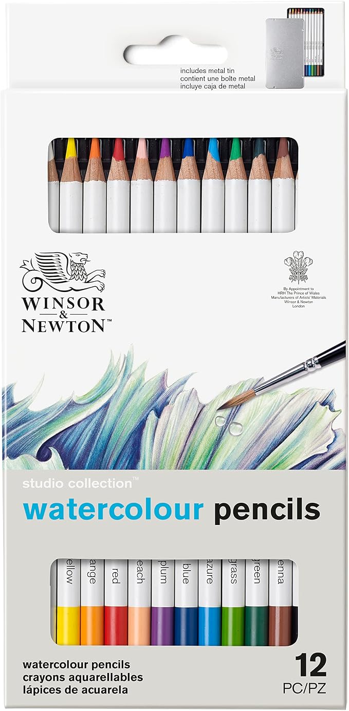 Winsor & Newton Studio Collection Artist Pencils, Watercolor Pencils - Image 12