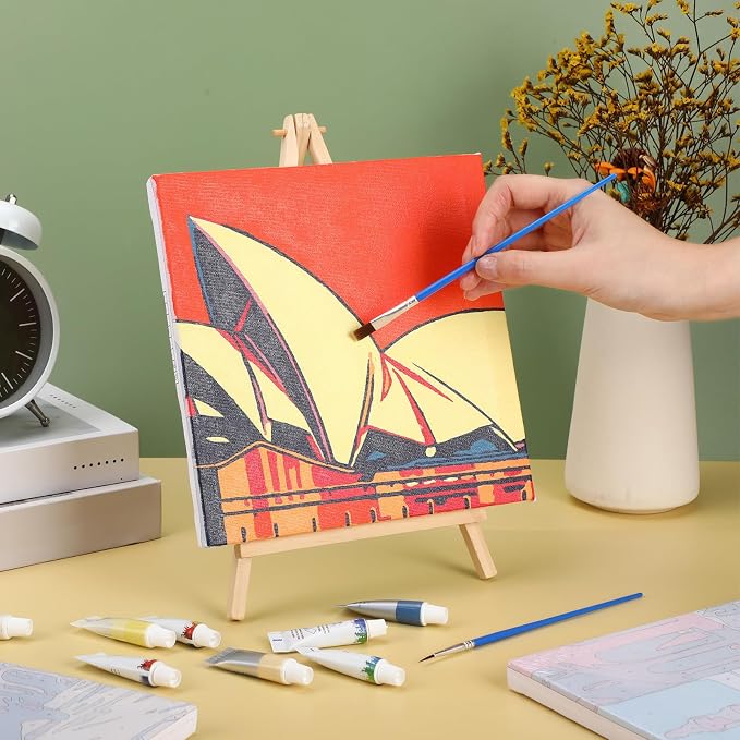 Nezyo 12 Sets Paint by Numbers Kit - Image 3