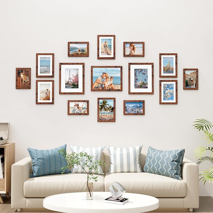 Vittanly 15 Pack Picture Frames Collage Wall Decor - Image 2