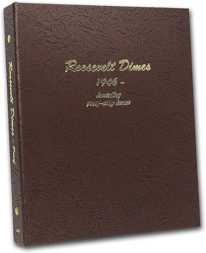 Dansco US Roosevelt Dime Coin Album 1946 by Unknown