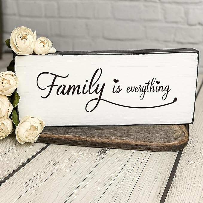 INFUNLY 17Pcs Family Slogans Painting Stencil - Image 6