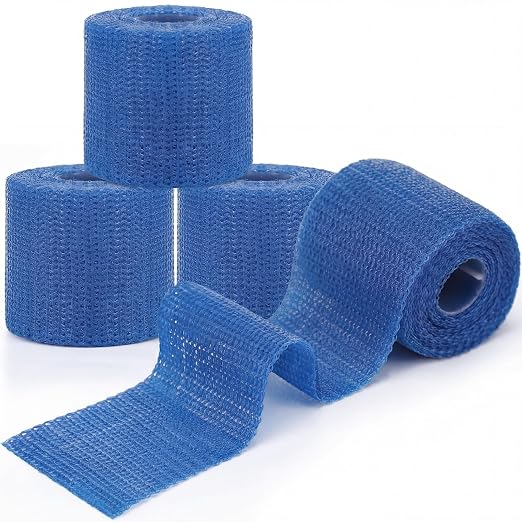 Geiserailie Blue 4 Rolls Fiberglass Casting Tape 2 in × 12 Ft Cast Orthopedic by Geiserailie