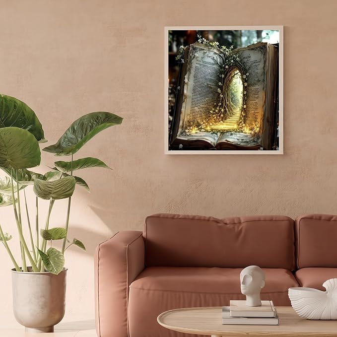 Diamond Paintings Kits for Beginners, Tree Book Door Diamond Arts Kits for - Image 3