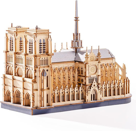 Rowood 3D Puzzles for Adults, Wooden Architecture DIY Model Kit Building Set by RowoodAssembleArtDecorateLife