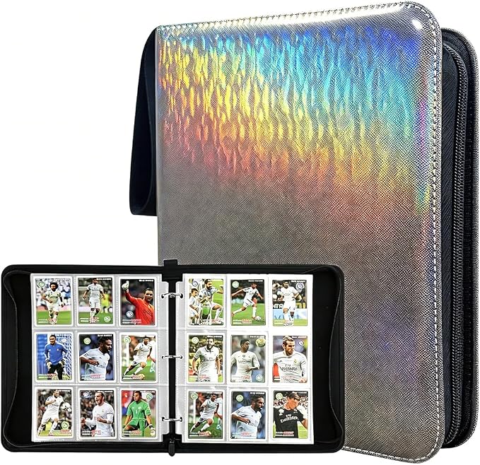 Sparkly Trading Card Binder 9-Pocket Zippered by Unknown