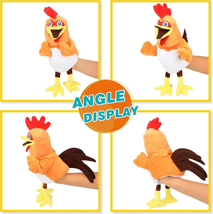 Easfan Chicken Hand Puppet Plush Animal Toy - Image 5