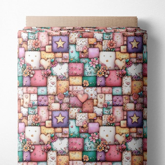 100% Cotton Fabric by the Yard – Turkish Quality Quilting & Sewing Fabric by FabricsTown