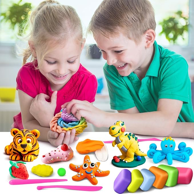 Air Dry Clay 76 Colors, Modeling Magic Clay Gift - Image 6