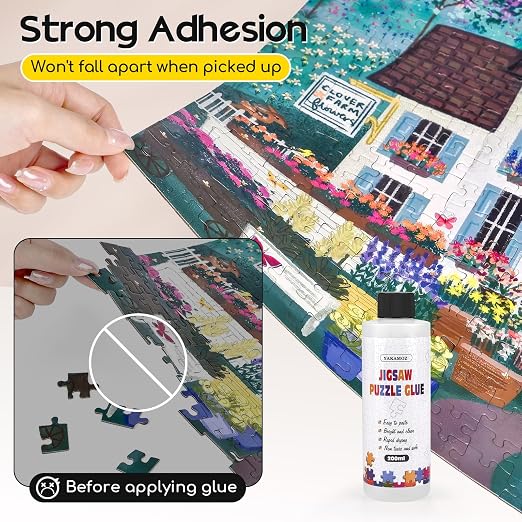 YAKAMOZ Clear Jigsaw Puzzle Glue - Image 4