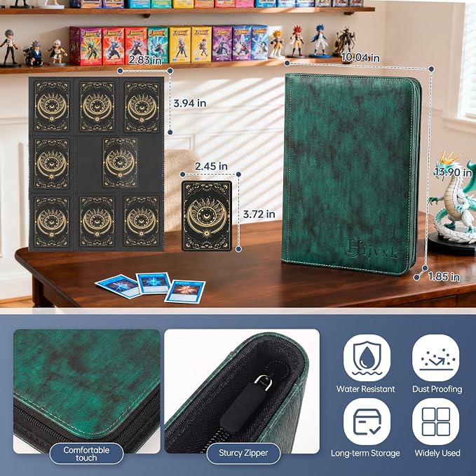 Card Binder 9 Pocket, Premium 540 Double Sided Pocket Collection Binder - Image 2