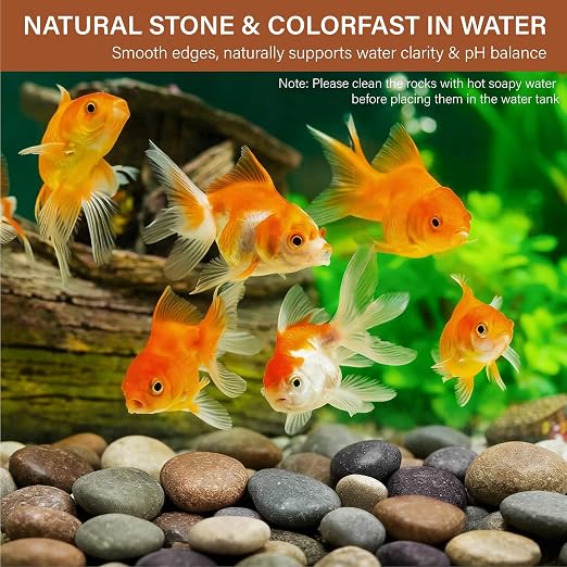 NUPICK 12lb Mexican Beach Pebbles, 2-3" Large River Rocks - Image 8