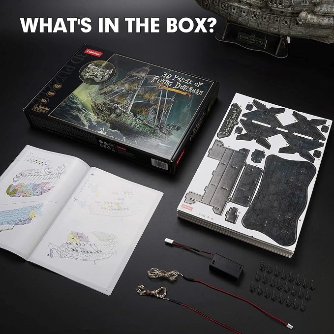 CubicFun Flying Dutchman 3D Pirate Ship Puzzle - Image 8