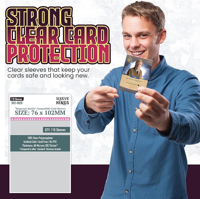 Sleeve Kings Standard Card Sleeves – 110 Count, Large Size, Compatible - Image 2