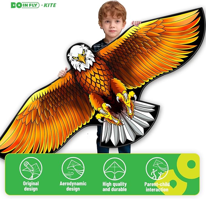 Kite for Ages 8-12, Single Line String Professional Kites for Beach and Outdoor - Image 2