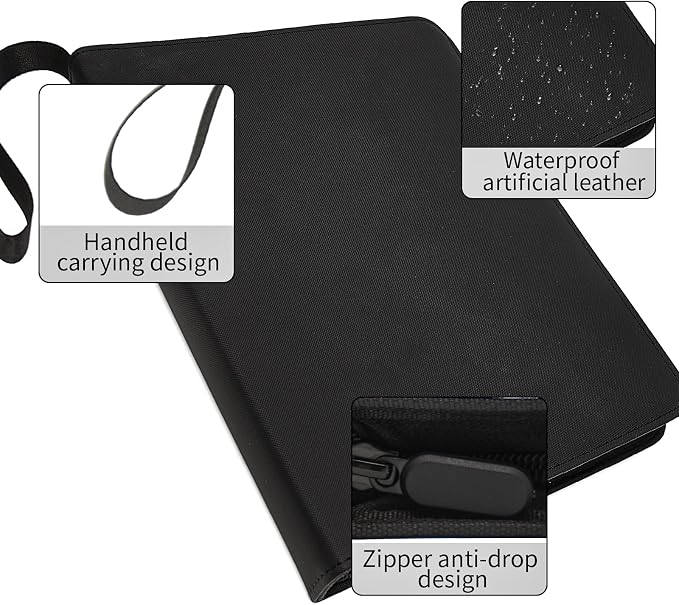 Card Binder – 720 Capacity, Zippered Trading Card Holder - Image 7