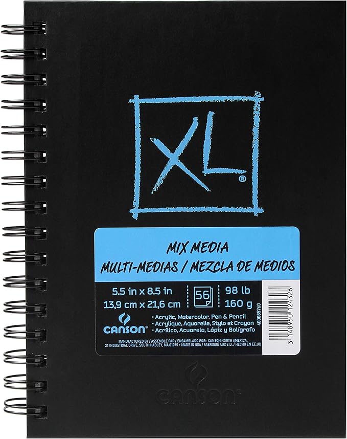 Canson Mix Media Book XL Black 5 x 8 inches by Unknown