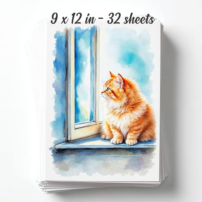32 Sheets Watercolor Paper Pad by Unknown