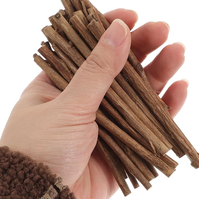 Tinksky 10CM Long 0.3-0.5CM in Diameter Wood Log Sticks - Image 3