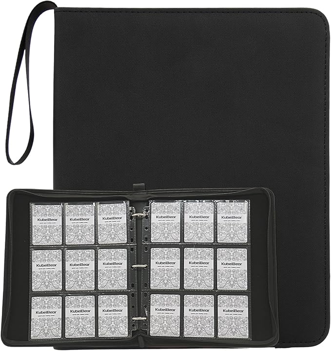 Card Binder – 720 Capacity, Zippered Trading Card Holder by Unknown