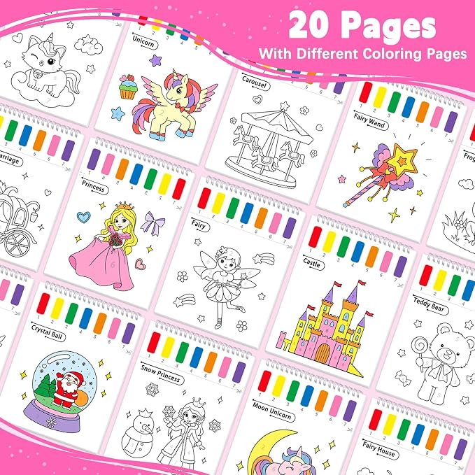 SOCOLER Paint with Water Coloring Books - Image 2