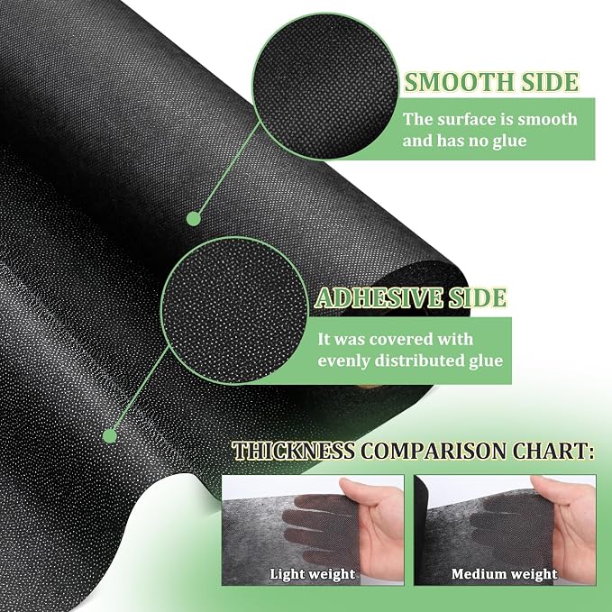 17" x 30yd Light Weight Fusible Interfacing - Image 3