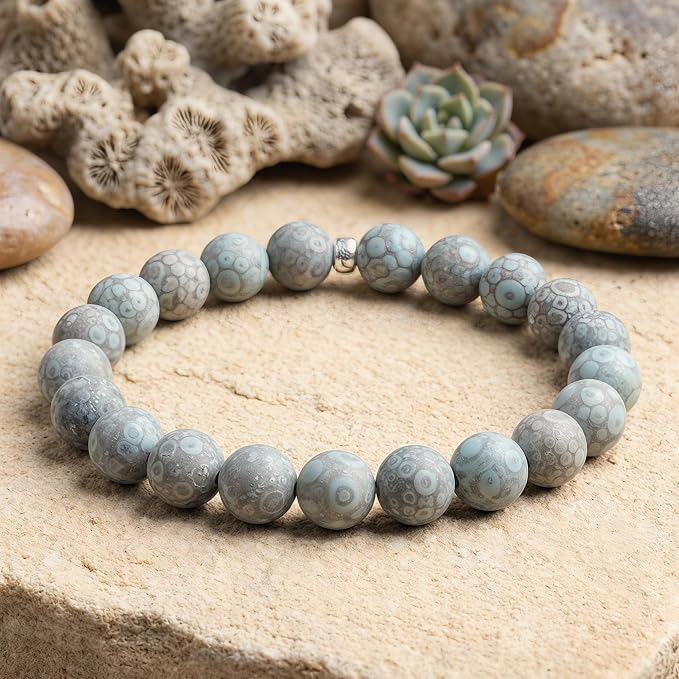 36pcs Natural Matte Cyan YuHua Gemstone Beads，10mm Frosted Round Loose Stone - Image 4