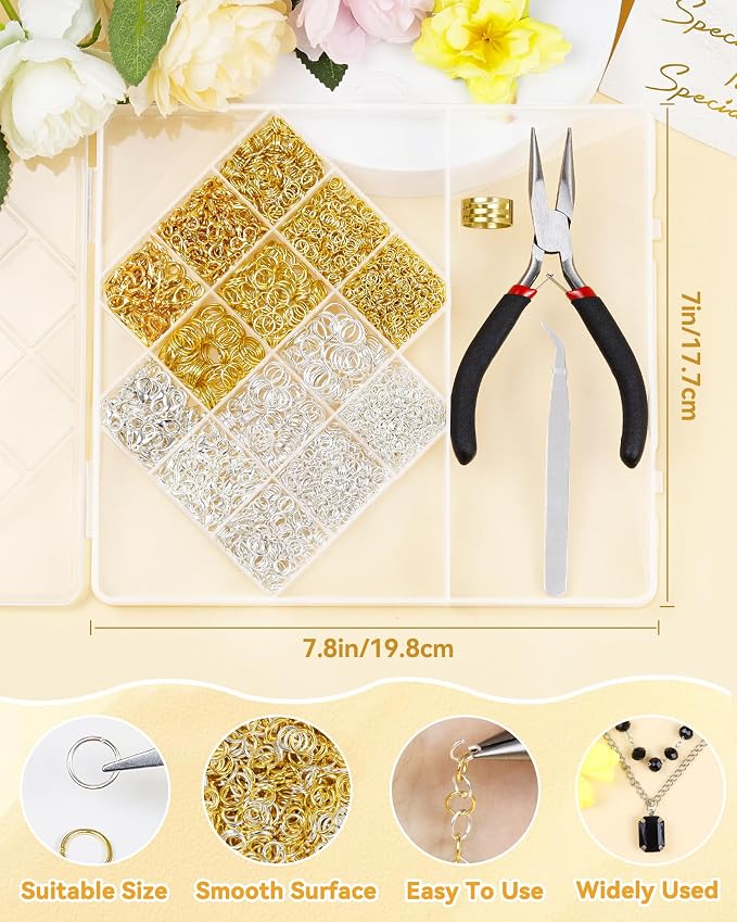 FIVEIZERO 2400pcs Jump Rings Kit - Image 3