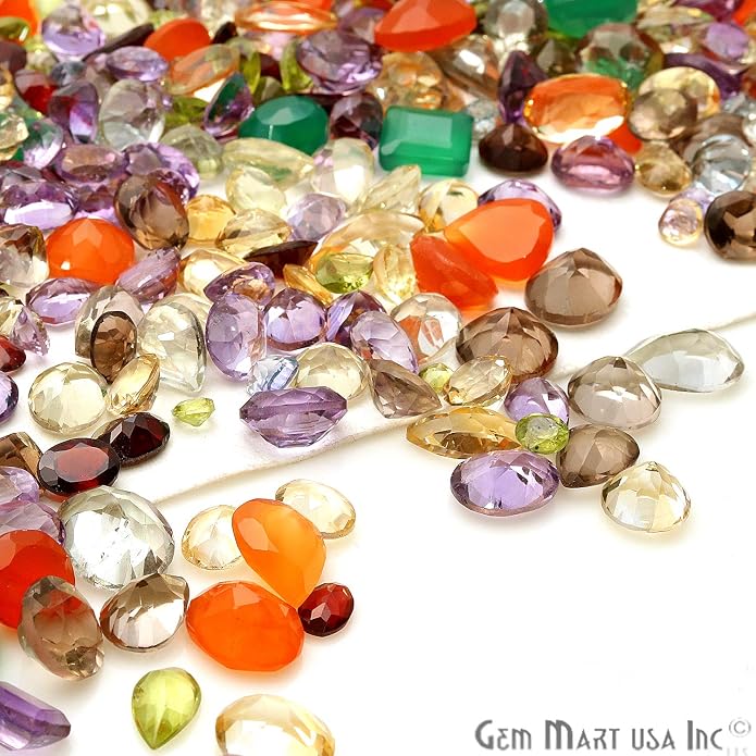 Mixed Gems Natural Loose Gemstones | 100% Natural Loose Gemstones bulk| Grade - Image 2
