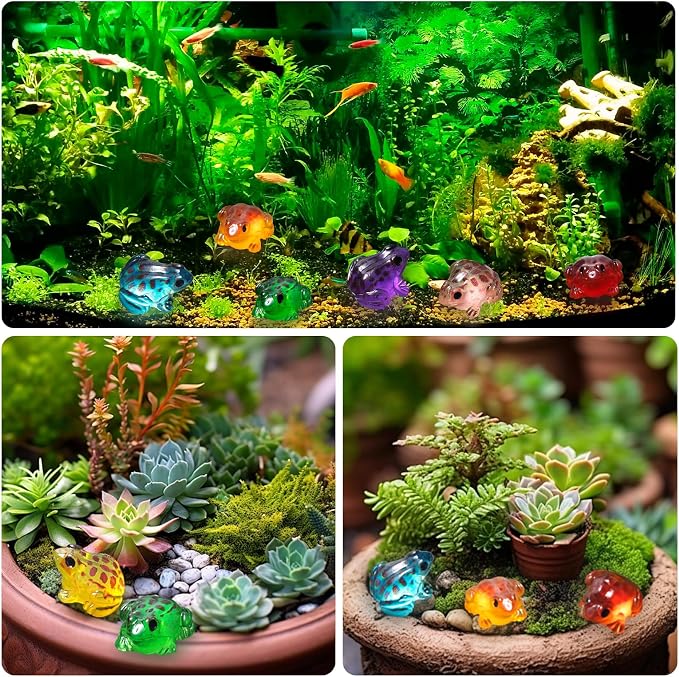20 Pcs Mini Resin Frogs, Miniature Figurines, Tiny Frog Figurines, Mini Resin - Image 7
