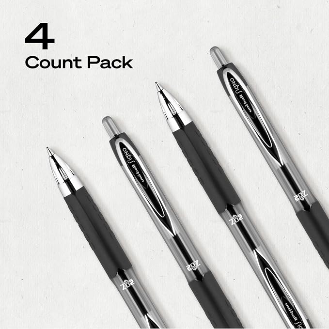 uni-ball® 207™ Retractable Fraud Prevention Gel Pens, Medium Point, 0.7 mm - Image 8