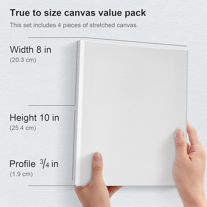 PHOENIX Professional Stretched Watercolor Canvas - Image 6