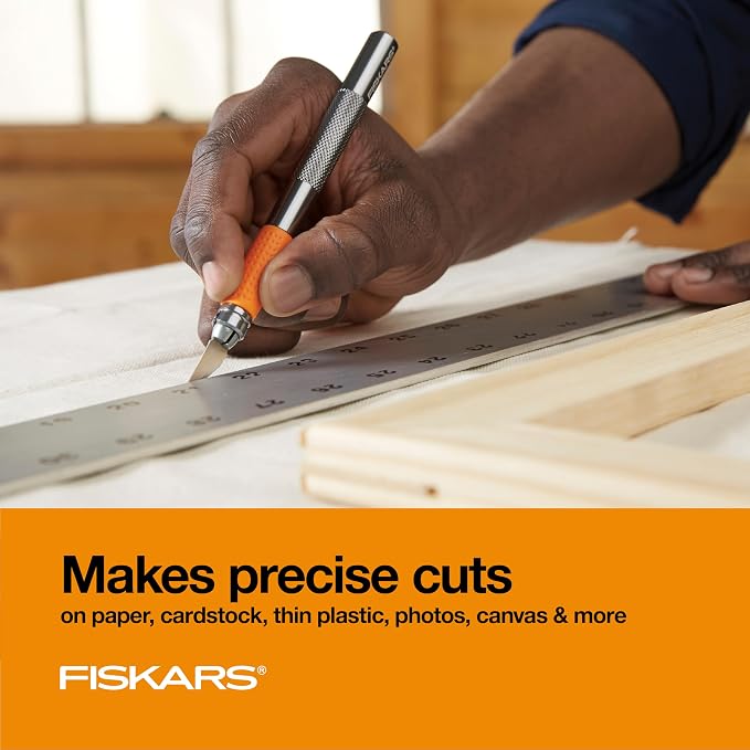 Fiskars 6" Detail Craft Knife for Precision Cutting & Detail Work, Arts & - Image 5