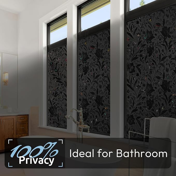 rabbitgoo Total Blackout Window Film, 35.4" x 118.1" | Sun Blocking Light - Image 5