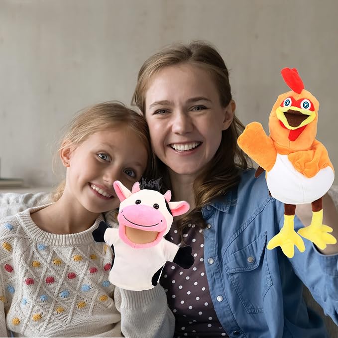 Easfan Chicken Hand Puppet Plush Animal Toy - Image 4