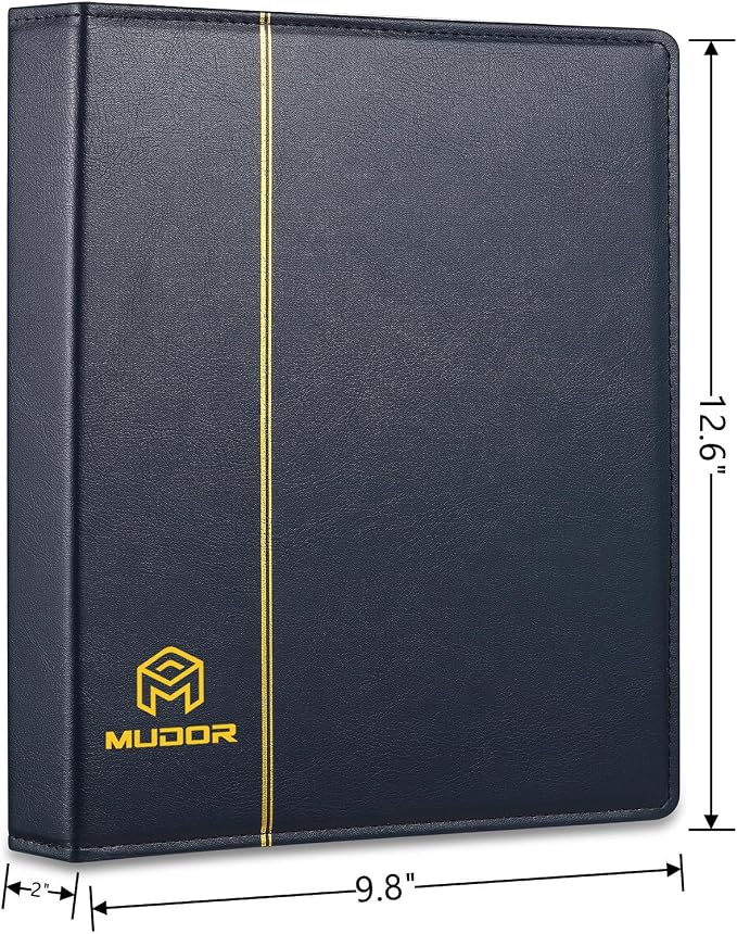 MUDOR 4 Ring Empty Stamp Binder - Image 2