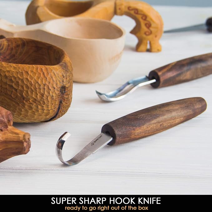 BeaverCraft Wood Spoon Carving Tools Kit S14x Deluxe - Image 3