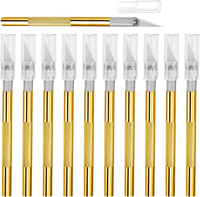 15 Pack Exacto Knife Set, Hobby Knife, Back to School Supplies Craft Knifes Kit by Mudder