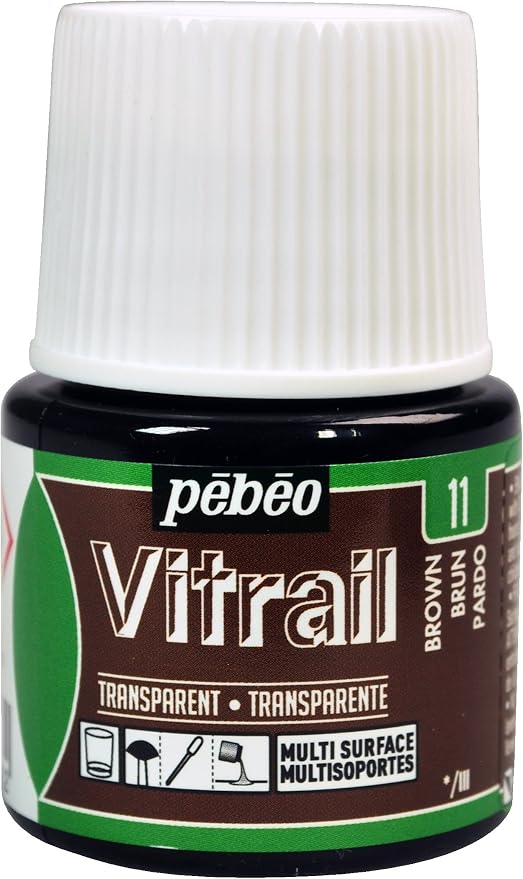 Pebeo Vitrail, Stained Glass Effect Paint, 45 ml Bottle by Unknown