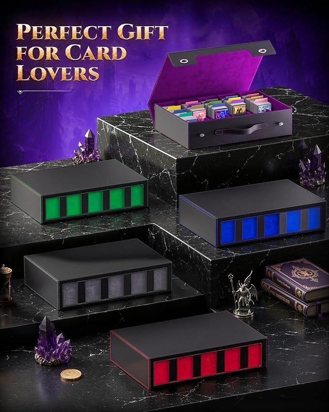MoKo Trading Card Storage Box for MTG, 3900+Capacity, Top Loaders Organizer Case - Image 8