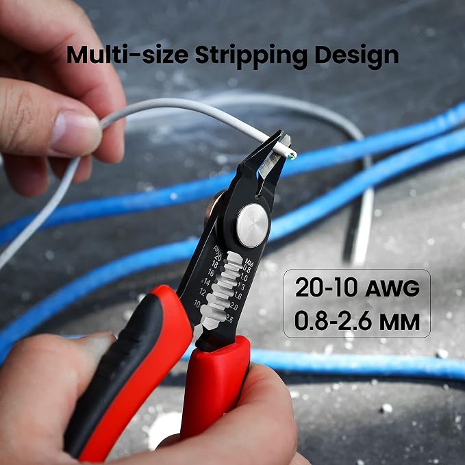 KAIWEETS Wire Cutters 6-Inch Flush Pliers - Image 5