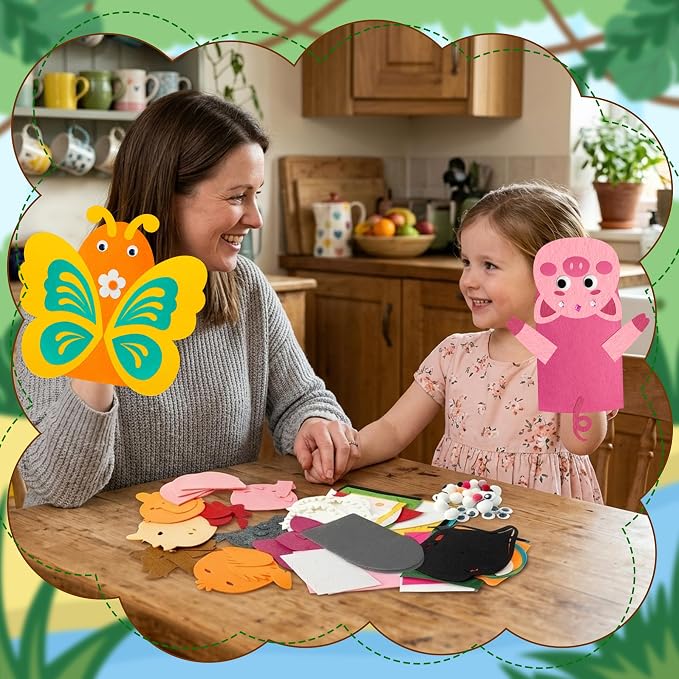 WATINC 24Pcs Hand Puppet Making Kit - Image 6