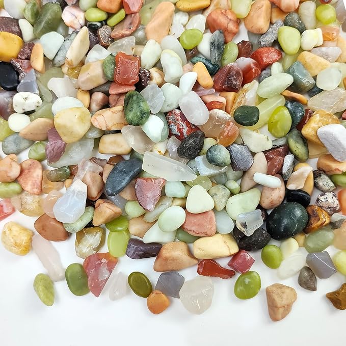 FANTIAN 5lbs Small Succulent Rocks, 3/8 Inch Colorful Pebbles by FANTIAN-GardeningMakesLifeBetter