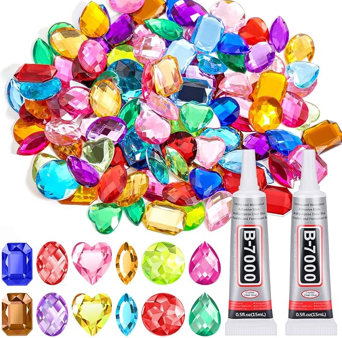 anezus 120PCS Craft Jumbo Jewels, Large Sequins by anezus