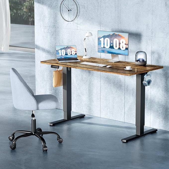 DUMOS 48 Inch Electric Standing Desk Height Adjustable, Sit to Stand Up - Image 4